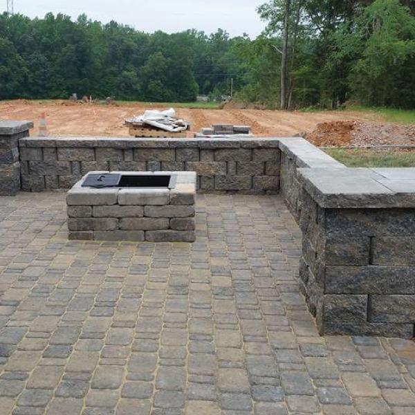 Back Patio with Firepit