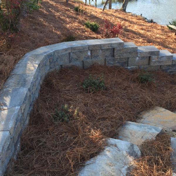 Retaining Wall on lakefront