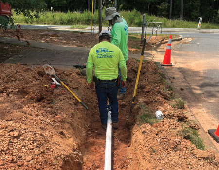 Water Saver Irrigation crew