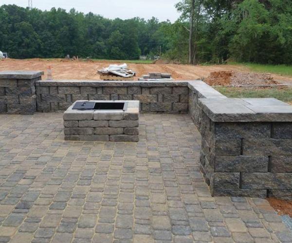 Back Patio with Firepit