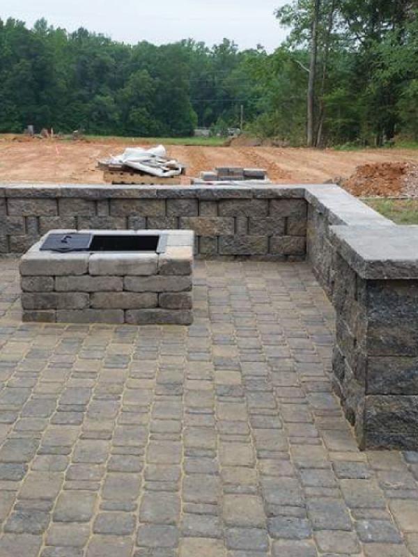 Back Patio with Firepit